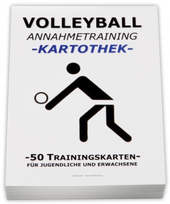 Volleyball-Kartothek-Annahmetraining