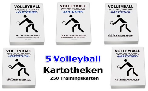 Volleyball – Kartotheken-Set-Volleyballtraining